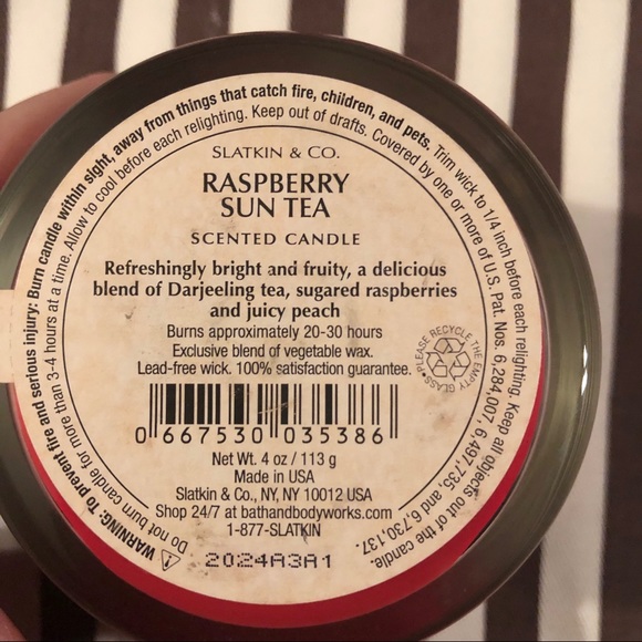 Slatkin & Co. Raspberry Sun Tea - Picture 2 of 3